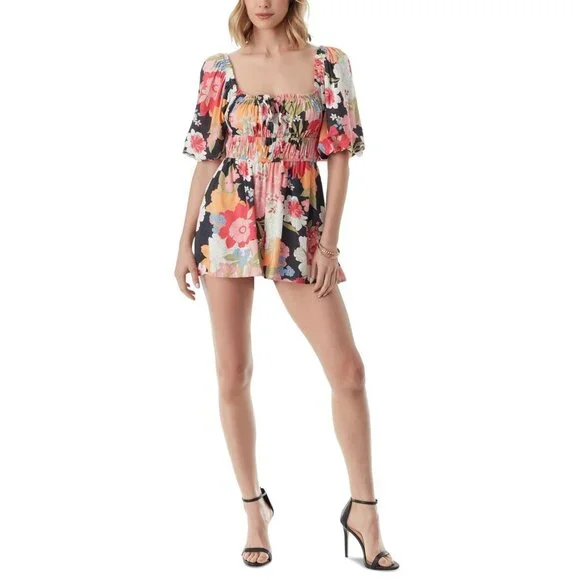 NWT Jessica Simpson Alena Keyhole Romper. size Medium - Picture 7 of 7